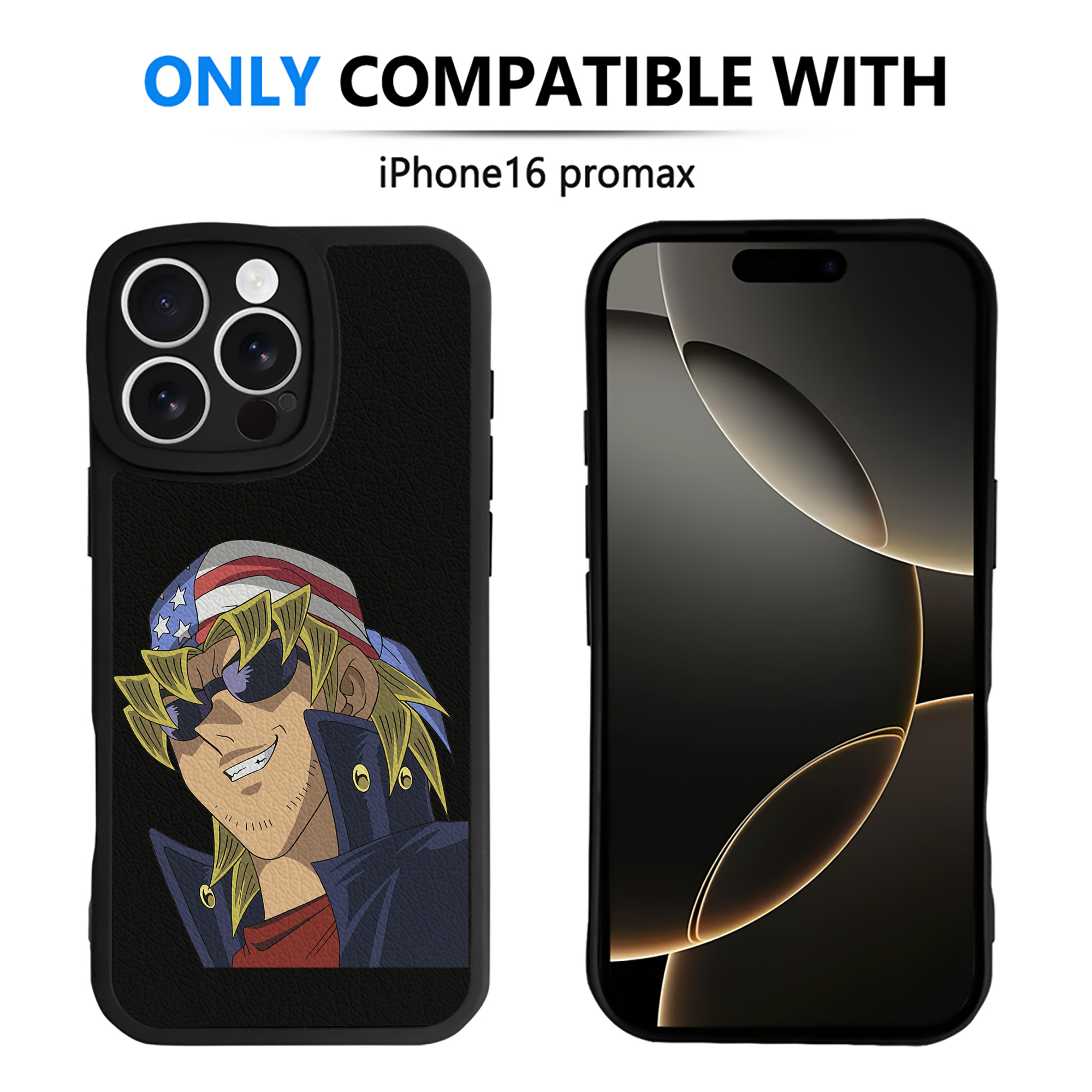 遊☆戯☆王 Yu-Gi-Oh! 【iPhone 16シリーズ対応】シリコンスマホケース（レザー調） 材質：シリコン
